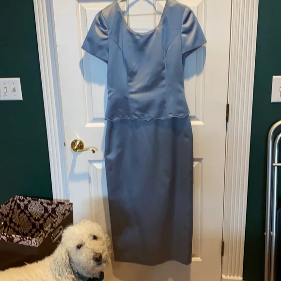 Donna Ricco | Dresses | Beautiful One Piece With Overlay Blue Evening Gown  By Donna Ricco New York | Poshmark